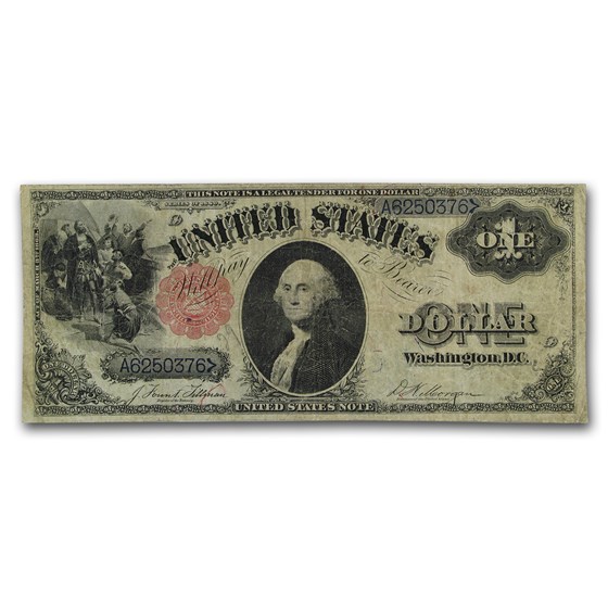 1880 $1.00 Legal Tender Fine 1880 $1.00 Legal Tender Fine