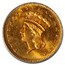 1880 $1 Indian Head Gold MS-67 PCGS