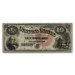 1880 $10 Legal Tender Daniel Webster Fine (Fr#107)