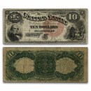 1880 $10 Legal Tender Daniel Webster Fine (Fr#107)