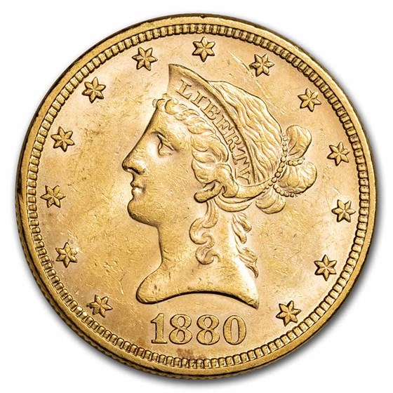 1880 $10 Liberty Gold Eagle BU 1880 $10 Liberty Gold Eagle BU