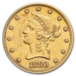 1880 $10 Liberty Gold Eagle XF