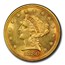 1880 $2.50 Liberty Gold Quarter Eagle MS-62 PCGS