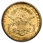 1880 $20 Liberty Gold Double Eagle AU