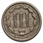 1880 3 Cent Nickel VF