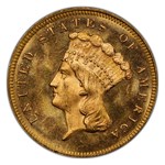 1880 $3 Gold Princess MS-65 PCGS (PL)