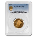 1880 $3 Gold Princess MS-65 PCGS (PL)
