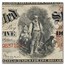 1880 $5.00 Legal Tender Woodchopper Fine (Fr#72)