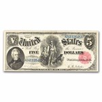 1880 $5.00 Legal Tender Woodchopper VF+ (Fr#79)