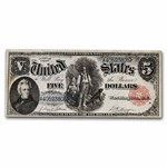 1880 $5.00 Legal Tender Woodchopper VF (Fr#80)