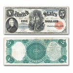 1880 $5.00 Legal Tender Woodchopper VF (Fr#82) Details