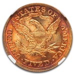 1880 $5 Liberty Gold Half Eagle MS-65 NGC