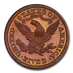 1880 $5 Liberty Half Eagle Pattern PR-65 Brown PCGS CAC (J-1663)