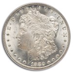 1880/79-CC Morgan Dollar Rev of 78 MS-64 PCGS