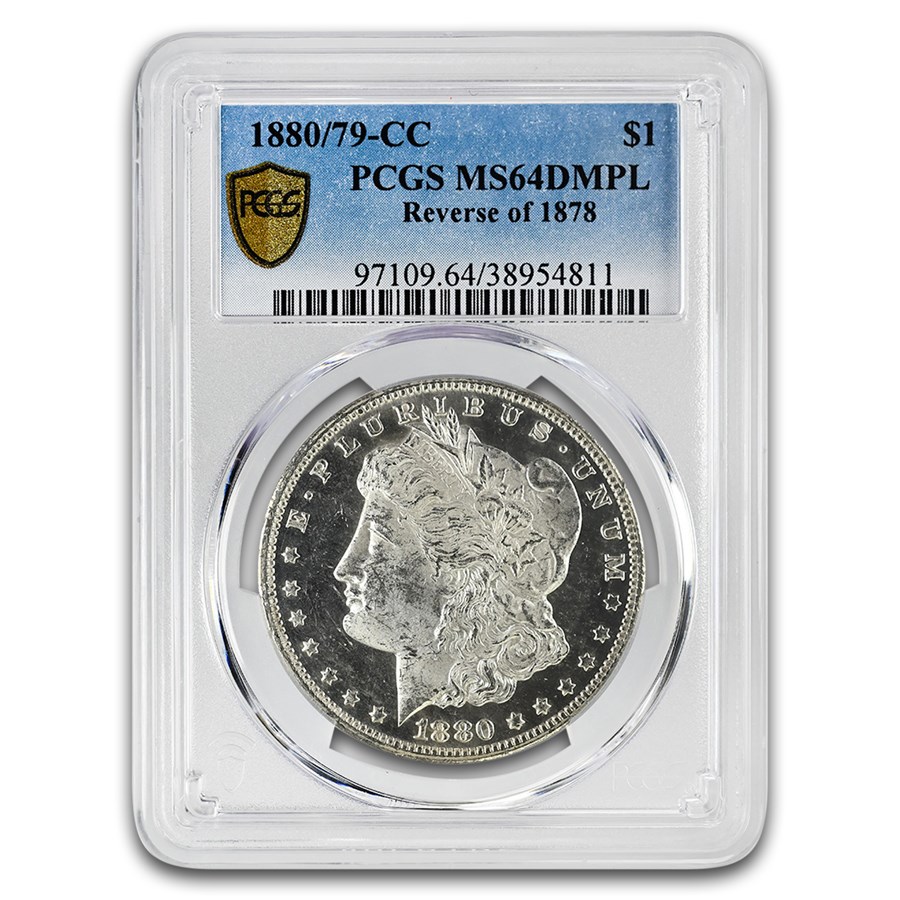 1880/79-S Morgan Dollar MS-64 DMPL PCGS