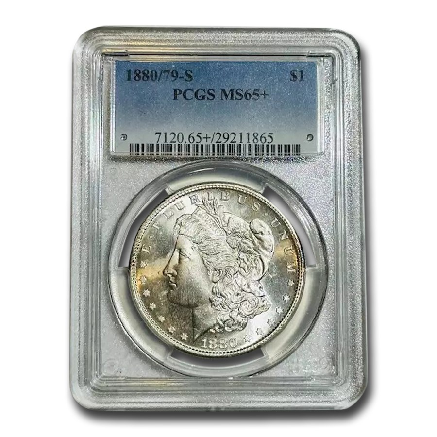 1880/79-S Morgan Dollar MS-65+ PCGS