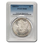1880/9-S Morgan Dollar MS-66 PCGS