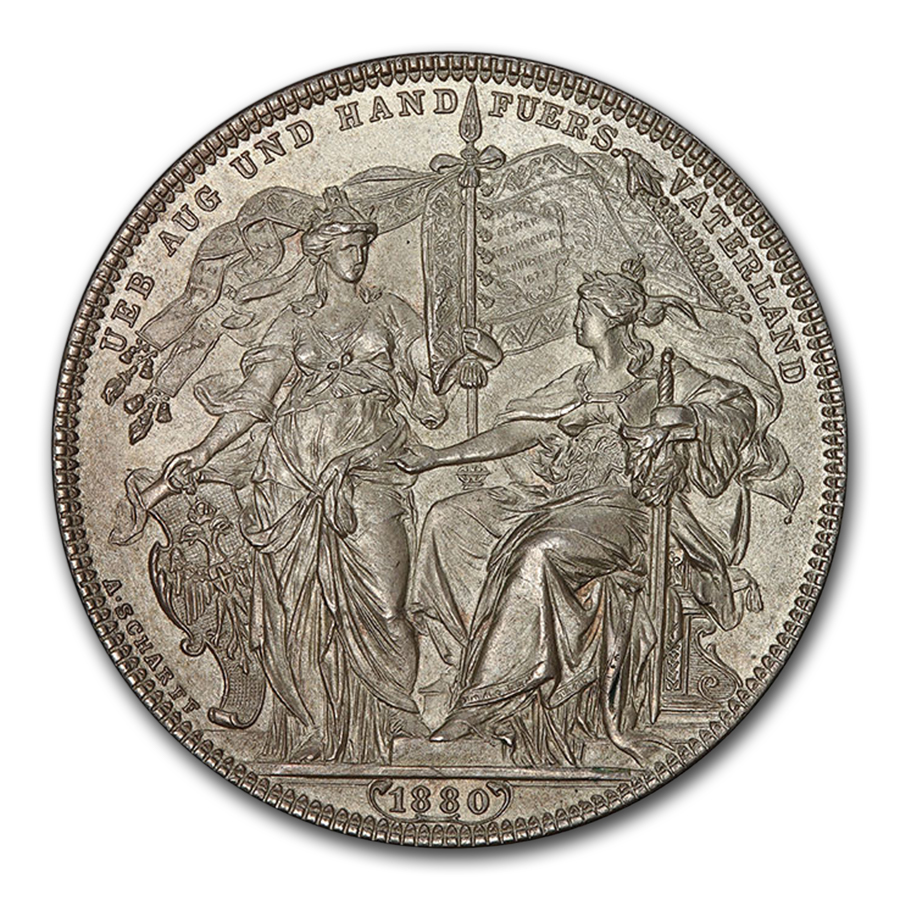Buy 1880 Austria Franz Joseph I Silver 2 Florin MS-66 PCGS | APMEX
