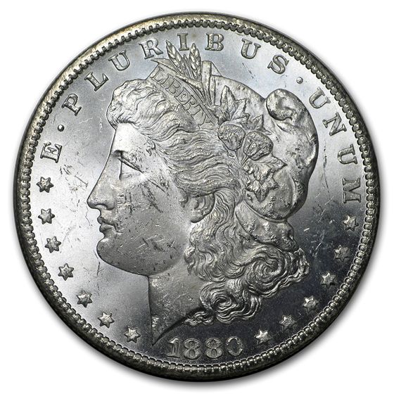 1880-CC Morgan Dollar 8/7 High BU 1880-CC Morgan Dollar 8/7 High BU