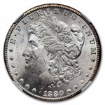 1880-CC Morgan Dollar 8/High 7 MS-62 NGC