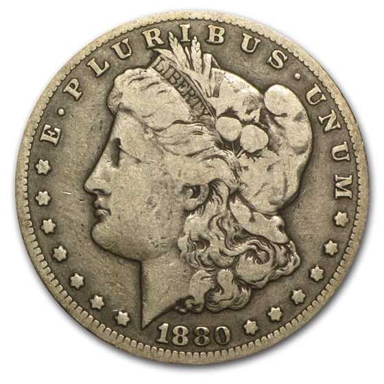 1880-CC Morgan Dollar Fine 1880-CC Morgan Dollar Fine