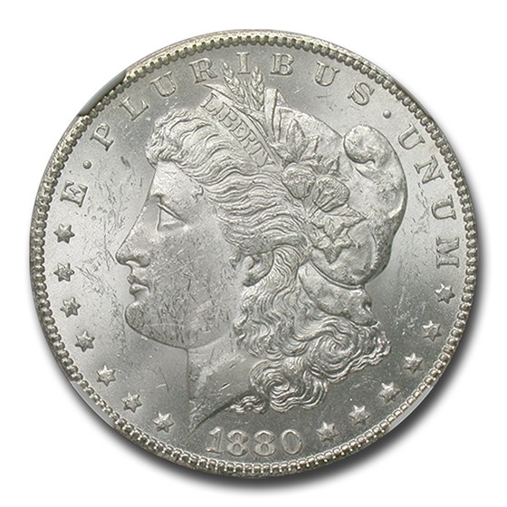 1880-CC Morgan Dollar MS-61 NGC 1880-CC Morgan Dollar MS-61 NGC