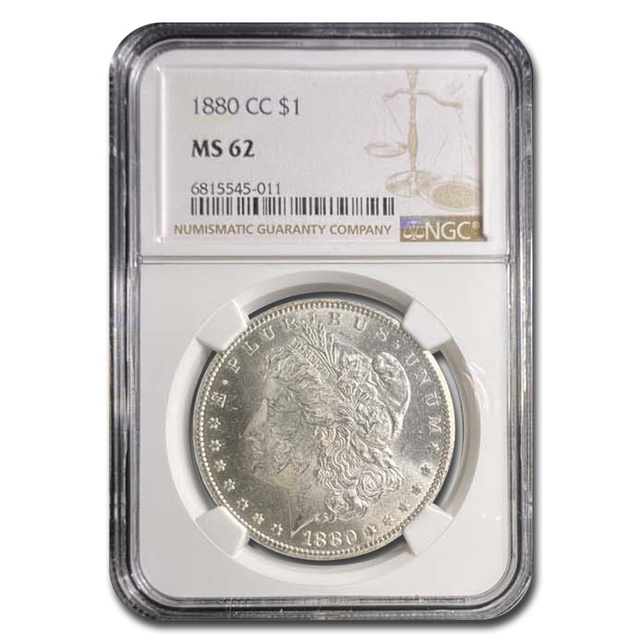 1880-CC Morgan Dollar MS-62 NGC