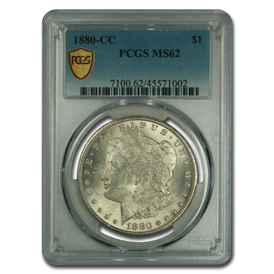 1880-CC Morgan Dollar MS-62 PCGS