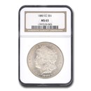 1880-CC Morgan Dollar MS-63 NGC