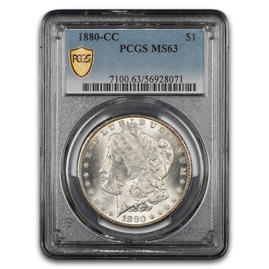 1880-CC Morgan Dollar MS-63 PCGS