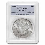 1880-CC Morgan Dollar MS-64 PCGS (8/Low 7)