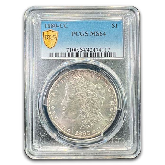 1880-CC Morgan Dollar MS-64 PCGS