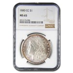 1880-CC Morgan Dollar MS-65 NGC
