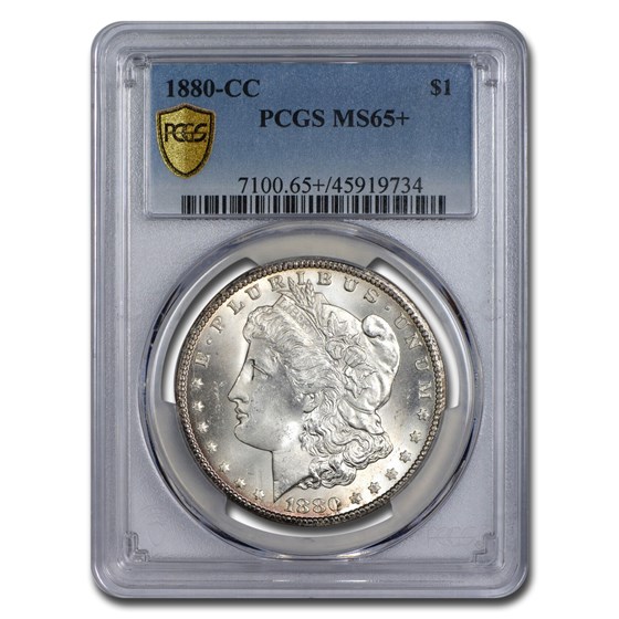 1880-CC Morgan Dollar MS-65+ PCGS 1880-CC Morgan Dollar MS-65+ PCGS