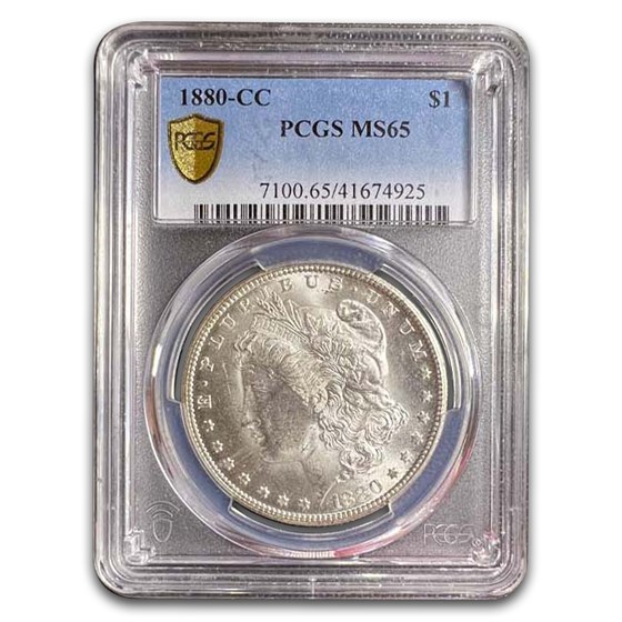 1880-CC Morgan Dollar MS-65 PCGS 1880-CC Morgan Dollar MS-65 PCGS