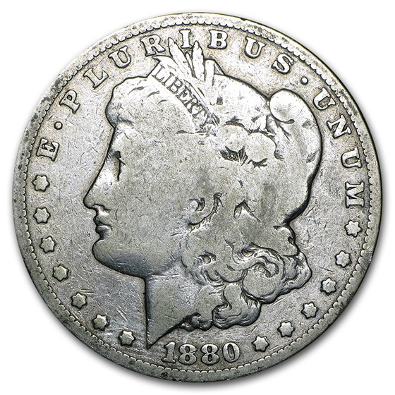 1880-CC Morgan Dollar Rev of 78 AG