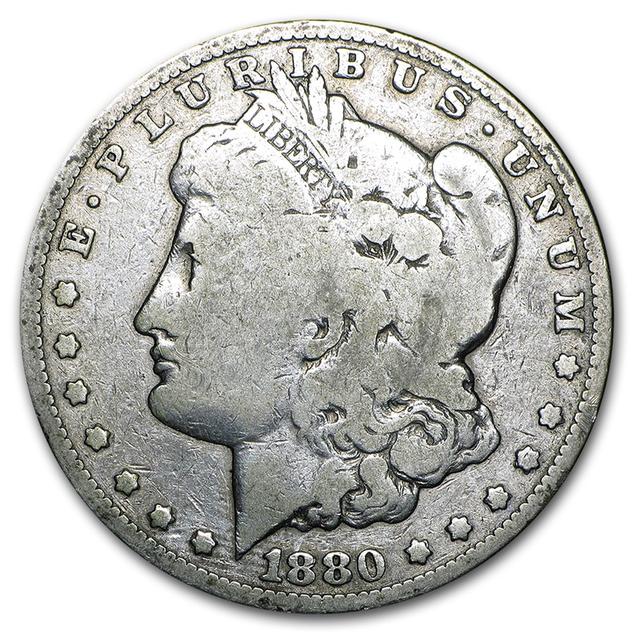 1880-CC Morgan Dollar Rev of 78 AG