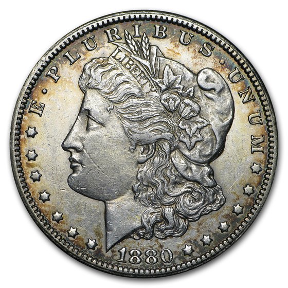 1880-CC Morgan Dollar Rev of 78 AU 1880-CC Morgan Dollar Rev of 78 AU