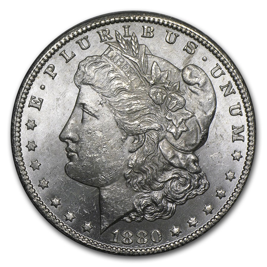 1880-CC Morgan Dollar Rev of 78 BU