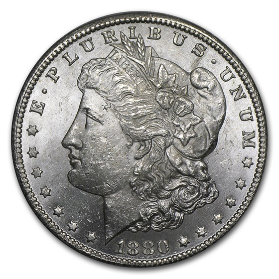 1880-CC Morgan Dollar Rev of 78 BU 1880-CC Morgan Dollar Rev of 78 BU