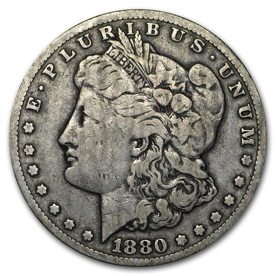 1880-CC Morgan Dollar VF 1880-CC Morgan Dollar VF