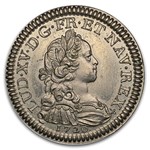 (1880) France Silver Essai 1/3 Ecu Louis XV MS-64 NGC (1720 Date)