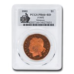 1880 Goloid Metric Pattern Dollar PR-66+ PCGS (Red, J-1652)