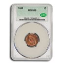 1880 Indian Head Cent MS-65 CACG (Red/Brown)