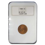 1880 Indian Head Cent MS-65 NGC (Red)