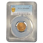 1880 Indian Head Cent MS-65 PCGS (Red)