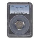 1880 Liberty Seated Dime PR-67 PCGS