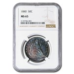 1880 Liberty Seated Half Dollar MS-65 NGC
