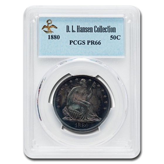 1880 Liberty Seated Half Dollar PR-66 PCGS 1880 Liberty Seated Half Dollar PR-66 PCGS