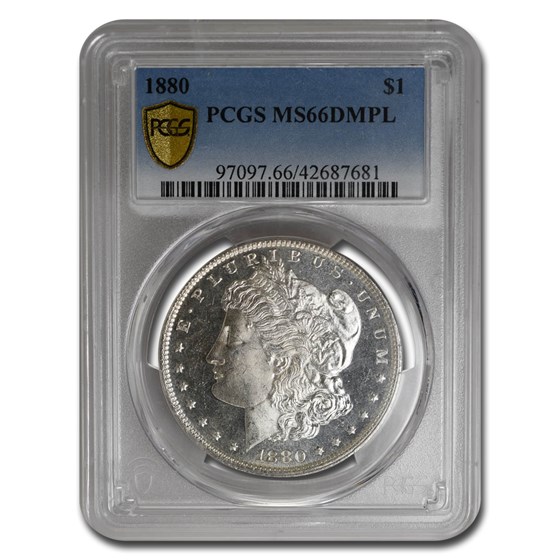 1880 Morgan Dollar DMPL MS-66 PCGS 1880 Morgan Dollar DMPL MS-66 PCGS